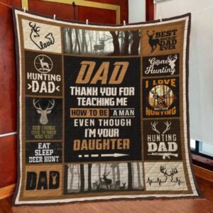 Hunting Quilt Blanket Ver 25  Quilt
